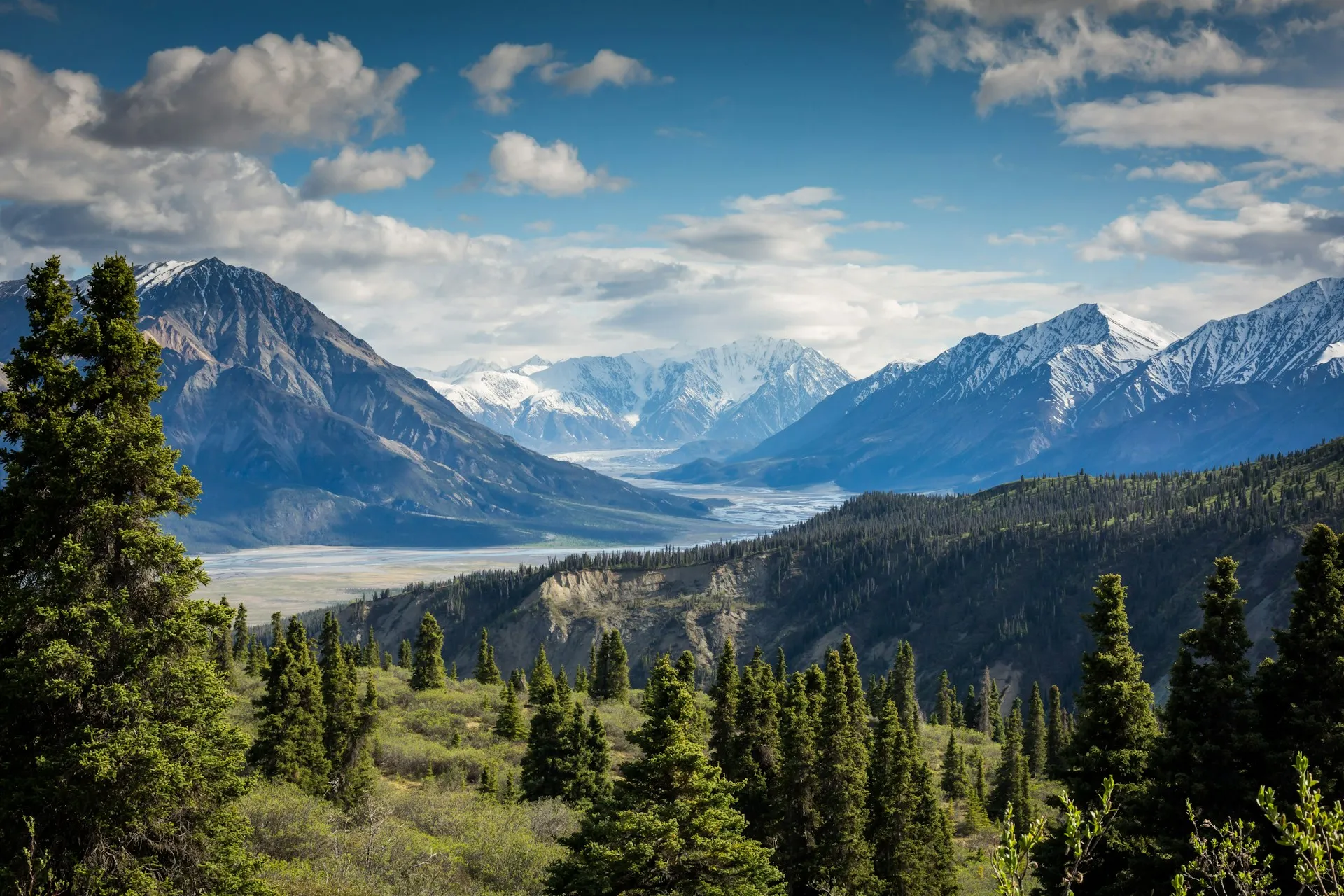 Post image: Mountain valley in Kluane National Park and Reserve of Canada